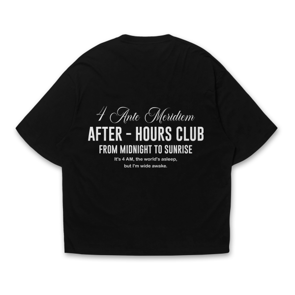 4 ANTE MERIDIEM - Logo Tee - Image 2