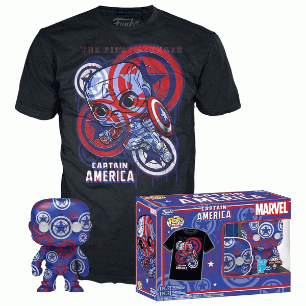 Funko TEE- Marvel - Captain America